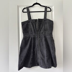 Wild Fable Black Denim Mini Dress